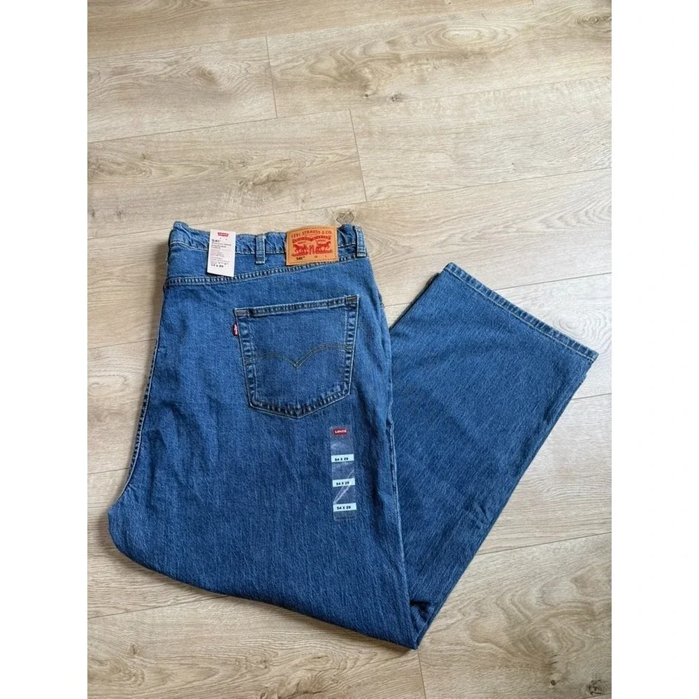 NWT Mens Levis 541 athletic taper stretch jeans Big & Tall size 54x29 (50x28)